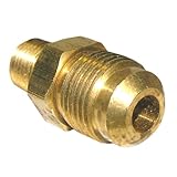 LASCO 17-4845 1/2-Inch Flare by 1/4-Inch Male Pipe Thread Brass Adapter by LASCO