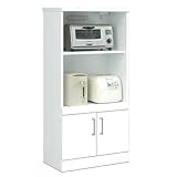 関家具 インテリア 収納 レンジ台 60ミドルレンジボード クリスタルIII 121000 【代引き不可】［本州以外追加送料必要］