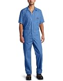 M MEDIUM BLUE ディッキーズ DICKIES ショートスリーブカバーオール 半袖 つなぎ 3399