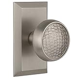 Nostalgic Warehouse Studio Plate with Craftsman Knob Double Dummy Nickel [並行輸入品]