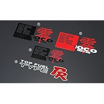 Amazon.co.jp: ZERO-1000(ゼロセン) 零1000ステッカー (L)赤 702