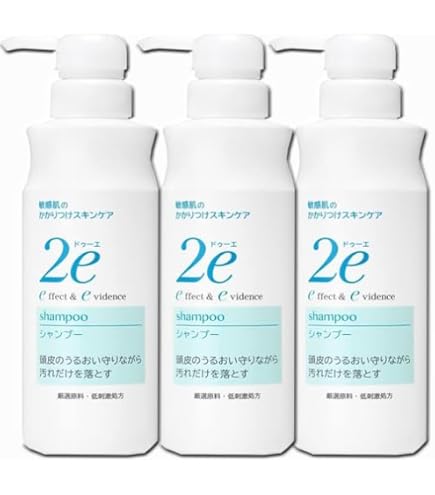 CARE DUE シャンプー 2種セット 楽天市場】資生堂ドゥーエ2e シャンプー(敏感肌用シャンプー) 2本