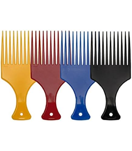 BOTTER ハンドコーム アフロ コーム 櫛 Afro comb Amazon | アフロコーム大374 4色組み | 山本美材（株） | 櫛・コーム 通販