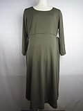 【ＫＡＺＵ　ＳＴＹＬＥ】秋物 マタニティワンピーススムースベルト付き日本製(９号, カーキ)