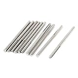 uxcell サンドペーパーマンドレル　スプリットマンドレル　紙やすり用 3mmx15mmx50mm ラウンド シャンク 研磨布紙 10個