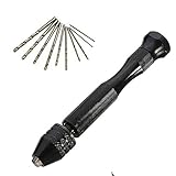 MIRACLE ハンド ドリル ピンバイス 穴あけ DIY (Bセット) MC-HANDLL-B