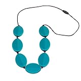 Jellystone Caru Necklace, Turquoise Baja Green with Eggplant cord by Jellystone Designs