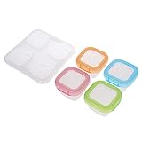 ノーブランド品 　全2サイズ　キッチン　食品貯蔵　子供　赤ちゃん　弁当箱　収納ボックス　ケース　離乳食保存容器 - サイズA