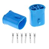 Perfk 防水　キセノンランプ　電球ソケット　オスプラグ　ソケット　アタプタ　9004 HB1 9007 HB5ヘッドライトバルブ用