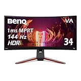BenQ MOBIUZ EX3410R ウルトラワイドモニター (34型 デザイン/21:9/湾曲率1000R/VA/3440×1440/1