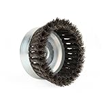 Lincoln Electric KH297 Single Row Knotted Cup Brush, 6600 rpm, 6 Diameter, 5/8 x 11 UNC Arbor (Pack 