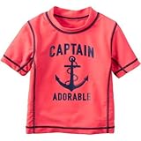 Carter's(カーターズ) カーターズキャプテンアドラブルラッシュガード レッド 水着 3～6ヶ月【並行輸入】