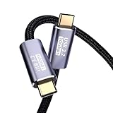 Mriocan Type-c ケーブル 1M USB3.2 Gen2標準 PD対応100W/5A急速充電 Thunderbolt 3 ケーブル【4K@60Hz映像出力 10Gbpsデータ転送 E-Marker 内蔵】ナイロン編組 高耐久 MacBook、Pad、Surface、Switch、Xperia、Galaxy、Pixel等タイプc 機種対応