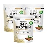 WINZONE（ウィンゾーン）ソイプロテイン パーフェクトチョイス 3kg（1kg×3袋） アーモンドミルク風味 ソイ ぷろていん ビタミン11種 乳酸菌 鉄分 葉酸 植物性 ダイエット 大豆 日本新薬 置き換え 国内製造 優秀味覚賞