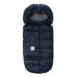 7AM Enfant Blanket 212 Evolution Extendable Baby Bunting Bag Adaptable for Strollers Metallic Prussi