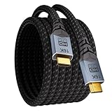 CABLAPTOP HDMI ケーブル 16K 超高速 8K/10K/4K HDMI2.2 ケーブル 5m｜96Gbps 編組 HDMI コード｜16K@60Hz/8K@240Hz/4K@480Hz 対応｜eARC/ドルビーアトモス/VRR｜HDCP 2.2&2.3 対応｜HDTV/PS5 に対応