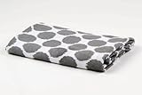 Bacati Ikat Grey Dots One Swaddling Muslin Blanket Single by Bacati [並行輸入品]