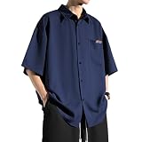 [Metakey] メンズ シャツ 半袖 夏服 無地 大きいサイズ カジュアル オシャレ おしゃれ ゆったり シンプル 軽い 柔らかい 人気 服 シャツ メンズ