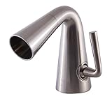 Alfiブランドab1788単一穴円錐ウォーターフォール浴室蛇口 AB1788-BN 1