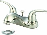 Olympia Faucets L-7272-BN Two Handle Lavatory Faucet, PVD Brushed Nickel Finish [並行輸入品]