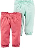 カーターズ ベビー ガール 2 パック パンツ (ベビー) US サイズ: preemie