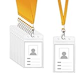 X-PANDA 社員証ケース 横型 IDカードホルダー ネームホルダー パスケース 名札ケース ICカードケース定期入れ 社員証 ストラップ