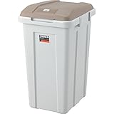 TRUSCO(トラスコ) Rジョイント分別ボックス 45L フタ茶色 TRJ-03