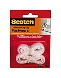 Scotch General Purpose Fastener, White, .75-Inch by 18-Inch by Scotch
