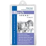 Fresh Ideas Waterproof Mattress Protector 100% Vinyl Hypoallergenic Full [並行輸入品]
