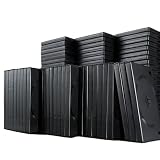 イーサプライ DVDケース 2枚収納 トールケース 厚さ14mm 100枚セット ブラック EZ2-FCD033-100BK