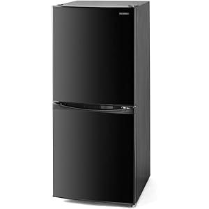アイリスオーヤマ 冷蔵庫 142L (幅約50cm) 冷凍室52L 右開き 静音 ブラック IRSD-14A-B