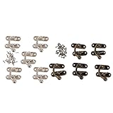 Prettyia スイングロック　留め金　バッグ留め金具　ラッチ　10セット