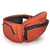 【ベビーアムール 】Bebamour 簡単デザイン カラフル的なベビー用品臀部シット ウエストキャリー (オレンジ)