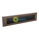 dapetzレターボックスDraught Seal – 338 x 78 mmブラウンによってDraughts &ダストから入力