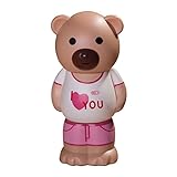 BaidecorホワイトピンクBear Money Box Piggy Bank 4 " x 5 " x 11 "