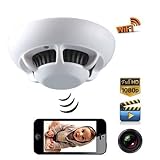 KSRplayer P2P Smoke Detector WiFi HD SPY Hidden Camera Wireless IP Camera Nanny Video Recorder [並行輸入