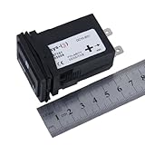 F Fityle ボート　車　トラック　　10V-80V DCの時間計　アワーメーター防水　四角形形状　交換性　耐久性