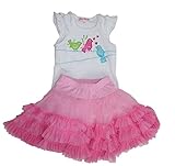 Jona Michelle Girls 2 – 6 x 2ピースEmbellished Top &チュチュスカートセット カラー: ピンク
