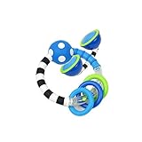 Gord Baby TeetherリングリンクToys Whit電話Rattle、カラフルラウンド接続リングRattleベビーカーカーシート旅行Toys – Suit for赤ちゃん、幼児、子供新生児