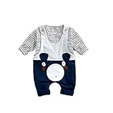 Pojour 春 0-2歳 2-7歳男女兼用可愛いベルトパンツ 綿 キッズ 通気 ブルー(80cm)