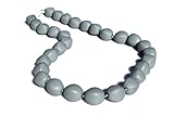 Peacemaker Jewelry Olive Bead Teething Necklace (Granite) by Peacemaker Jewelry