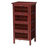 ランドリーボックス 棚 籐 天然木 と ラタン 独特 の 雰囲気 の ランドリーBOX SELVA ランドリー