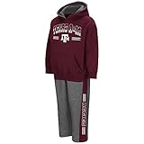 幼児用NCAA Texas A & M Aggies Boys Punter Fleece Hoodie andスウェットパンツセット(チームカラー)