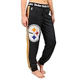 NFL Pittsburgh Steelersレディースジョガーパンツ、XL、ブラック