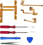 Lofthestar ジョイコン 修理 【10 in 1】switch コントローラー 修理 左/右SL SR ボタンキーフレックスケーブル L ZL/ZR キーフレックスケーブル 交換用部品 ニンテンドースイッチNS Joy-CON スイッチ コントローラー 修理キット