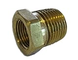 Madol真鍮ブッシング3 / 8 " NPT Female x 1 / 2 " NPTオス( 110b0608 ) 100 %真鍮