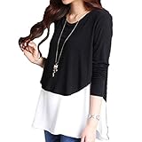 【Ani Mam Kids】カジュアル かわいい マタニティ ウェア 授乳服 授乳口付 妊婦 レイヤード 重ね着風