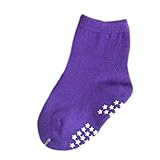 7ペアノンスリップ新生児幼児靴下暖かいストッキングベビーギフト9-12 CM 0-1歳の赤ちゃん-A08