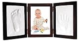 Clay Keepsake & Photo Desktop Frame - Red Mahogany by Casting Keepsakes