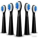 電動歯ブラシ オムロン に適して 替えブラシ 対応 OMRON HT-B210~B299、HT-B301~B399、HT-B903~B911 電動歯ブラシ 極細毛 (black)